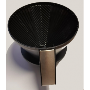 Melitta Filtertragt 1x4 sort/stl