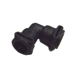 Kobling vinkel f/vl Caffeo L-form 90 gr.