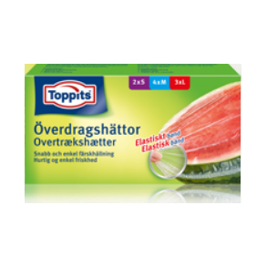 Toppits Overtrkshtter 9 stk.